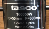 (1) Tasco Telescope (Model No. T60050W) With (1) Metal Tripod Stand (Adjustable Height) - 4