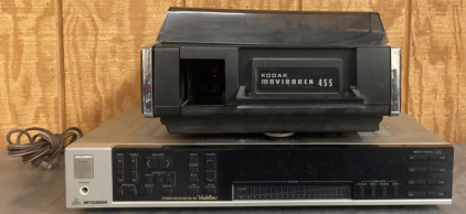 Mitsubishi Stereo Receiver, Kodak Moviedeak 455