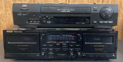 Jvc Video Cassette Recorder, RCA Stereo Cassette Deck