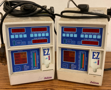 (2)11734 Ivion EZ1 infusion device pump 120v