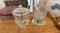 VINTAGE GLASSWARE AND TINS - 4