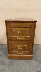 WOODEN FILING CABINET