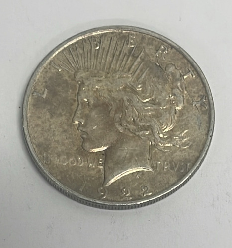 1922 Peace Dollar 90% Silver Coin