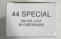 (1) Box Of (50) 44 Special 240 Grain J.H.P Ammunition Cartridges - 4