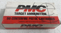 (1) Box of (50) PMC Target 45 Auto. 230 Grain F.M.J Ammunition Cartridges