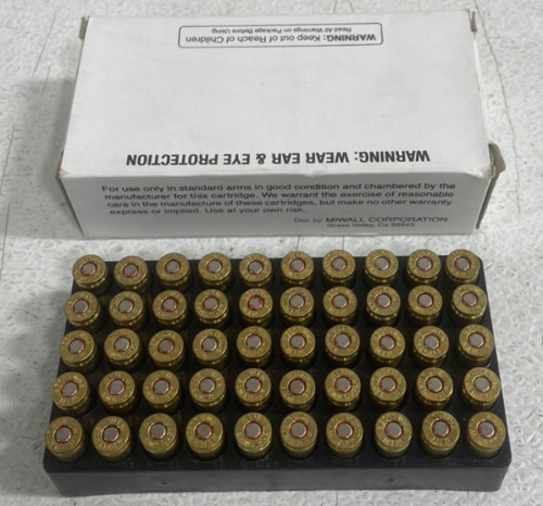 (1) Box Of (50) Miwall Corporation 9mm Luger 115 Grain J.H.P. Ammunition Cartridge