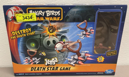 Star Wars Angry Birds Death Star Jenga Game By Hasbro