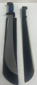 (2) Machetes With Sheath