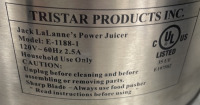 (1) Jack La Lannes Power Juicer (1) Manual Juicer - 8