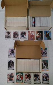 Assorted Collector Football Cards Fleer 1990 And Pro Line