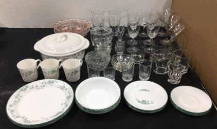 (21) Assorted Pieces Of Corelle & More