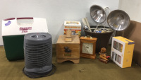 Pelonis Heater Fan, Small Igloo Cooler & More