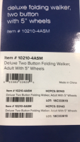 Drive Folding Deluxe Walker Model # 10210-4ASM - 3