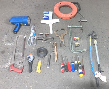 Conduit Bender and Assorted Tools