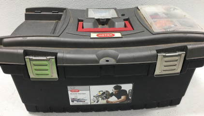 Keter Pro 22” Tool Box with Assorted Tools