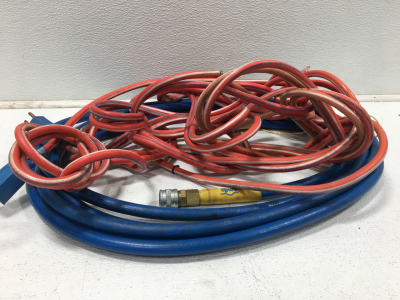 (1) Blue Air Hose with Chuck (15’) (1) 25’ Heavy Duty Extension Cord & More