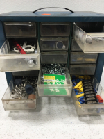 (1) 25’ RV Water Hose (1) Small Tool Cabinet with Draws and Assorted Supplies (1) Dura Craft Portable Heater & More - 4