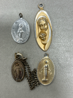 (30) Religous Medalians (149) Charms - 4