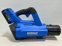 (1) 80V Max Kobalt Brushless Blower No Battery (1) 24V Kobalt Brushless Blower W/ Battery & (1) 40V Battery - 3