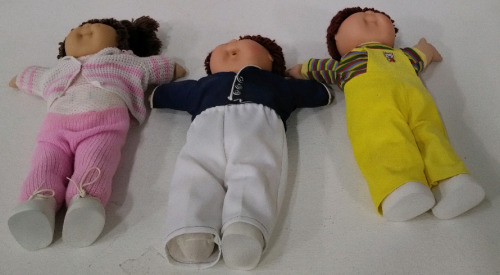 (3) Cabbage Patch Dolls