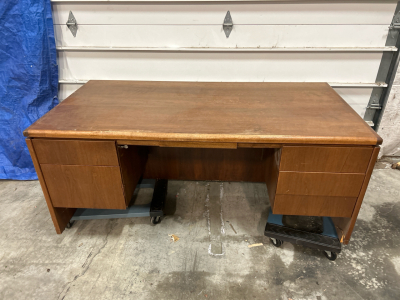 Brown Wooden Desk