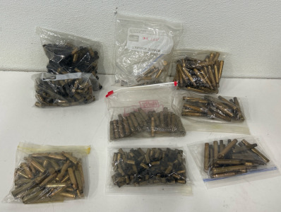 (9) Bags Of Assorted Brass