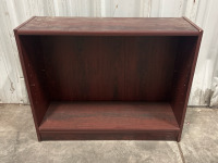 (1) Brown Wooden Bookshelf (2) Wooden Chairs - 2