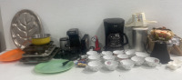 (2) Assorted Mr. Coffee Machines (1) Set of Harmony House China Tea Cups (1) Ice Cream Maker And More!