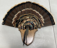 (1) Turkey Feather Mount (1) Limited Edition Native Harmony of the Where Paths Meet (1) Native Picture and (1) Buffalo Plaque - 2