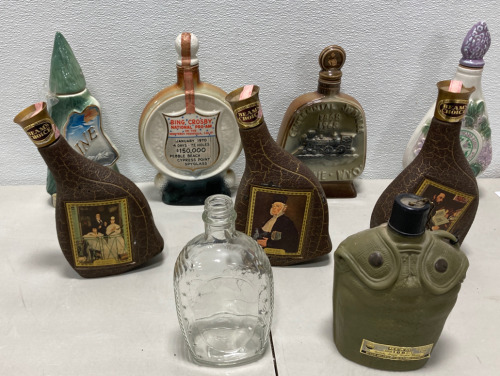 (9) Vintage Bottles