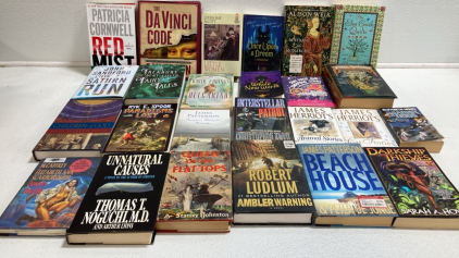 (25) Assorted Fiction Novels