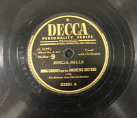 Collection Of Vintage Records Including Jingle Bells By Bing Crosby - 2