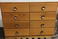 Vintage Chest of Drawer (8 Drawers) (35 3/4”x 16” x 50”) Good Condition - 2