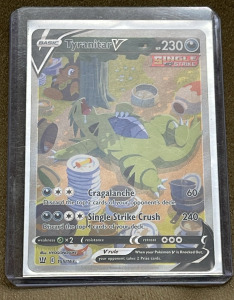 $100 Market Price Alternate Art “Tyranitar” Pokémon Card (Carded)