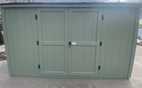 Shed! 6’ X 12’ Lean To Shed, Double Doors, Painted, w/ 30 Year Shingles & Door Locks w/ Key - 2