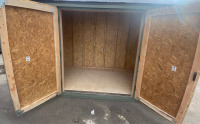 Shed! 6’ X 12’ Lean To Shed, Double Doors, Painted, w/ 30 Year Shingles & Door Locks w/ Key - 7