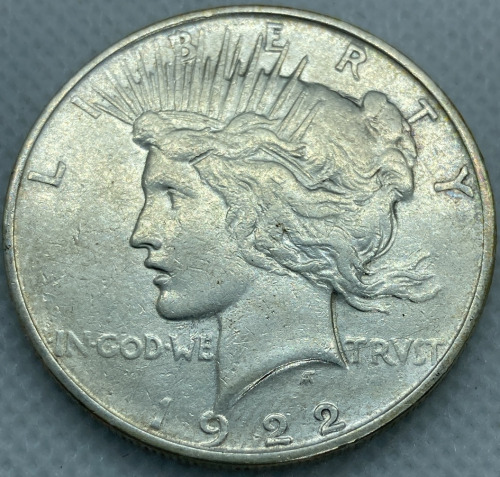 1922 Peace Dollar Coin— Verified Authentic