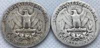 1942 & 1942-D 90% Silver Quarters— Verified Authentic - 2