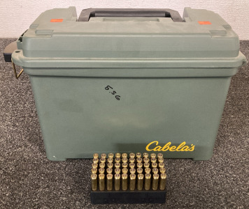 Cabela’s Ammo Can With (50) Rounds 5.56 Ammo