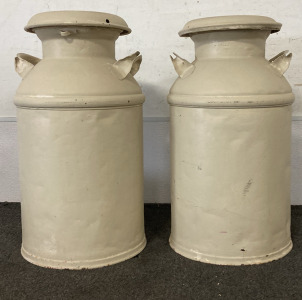 2 Vintage 24” Milk Jugs