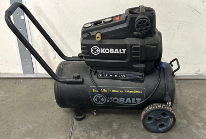 Kobalt 8 Gallon 1.8 HP Air Compressor- Works