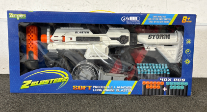 Z-Blasterz Soft Projectile Launcher Long Range Blaster- New In Box