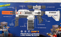 Z-Blasterz Soft Projectile Launcher Long Range Blaster- New In Box - 4