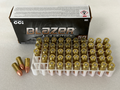 (50) Rounds Of Blazer 9mm Luger 124 Gr. FMJ