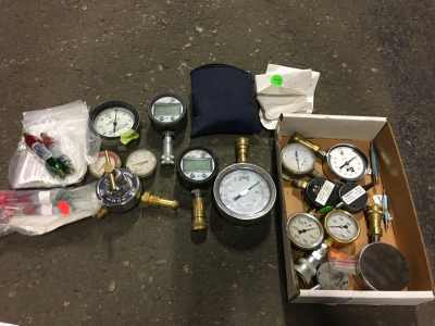 Various Pressure Gauges