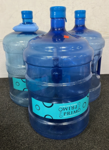 (3) Primo 5 Gal Water Jugs