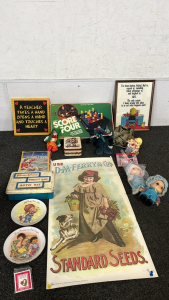 D.M Ferry & Co’s Standard Seeds From Nevada Print, Decorative Plates, American Girl Book And More