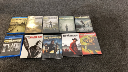 WALKING DEAD DVDS. 10 Seasons