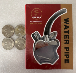 (4) Eisenhower Dollars And A Multifunctional Water Pipe