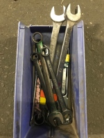 Assorted Wrenches In Bin